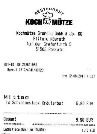 ncme H�ffner Kochm�tze Restaurant
